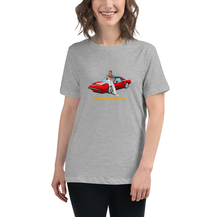 Magnum P. I. "Bring Back The Stache" Women's Relaxed T-Shirt