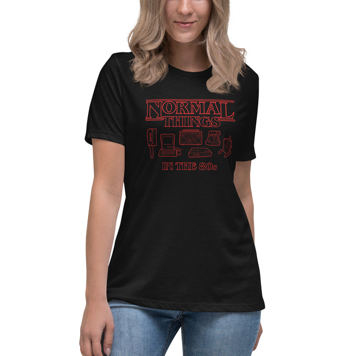 Stranger Things "Normal Things In The 80s" Women's Relaxed T-Shirt