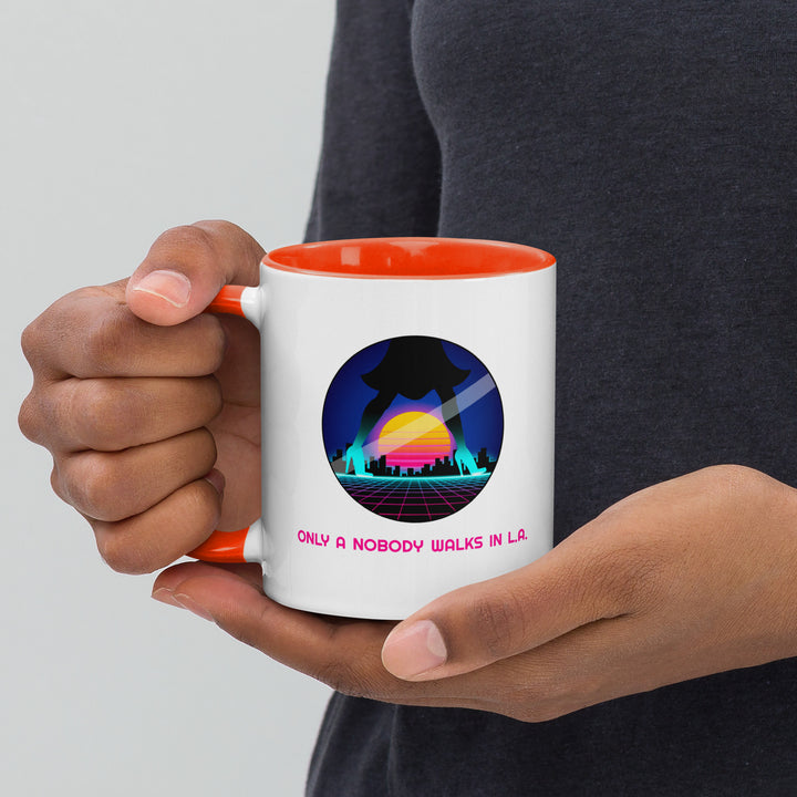 Missing Persons "Only A Nobody Walks In L.A." Mug with Color Inside